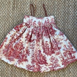 Tessa Fay Sustainable Upcycled Toile De Jouy Dress